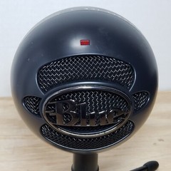 Blue Snowball Ice USB Condenser Microphone Black with Stand & USB Cable Tested