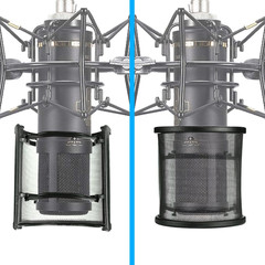 Microphone Pop Filter Mask Shield, Compatible with Hyperx Quadcast S USB Gaming