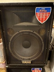 Yamaha S15e 15″ Passive PA Speaker 250W RMS Wired Black 1/4″ Jack