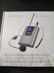 Hotec H‑U05 UHF Wireless Headset & Lavalier Microphone System Receiver