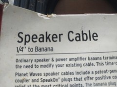 Planet Waves 25 foot Speaker Cable New in Box