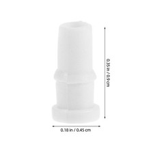 50Pcs White Lapel Microphone Tail Boots for 2Mm Cable Daily Use Mic Protector