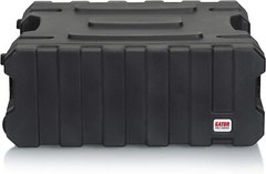 Gator Cases Pro Series Rotationally Molded 4U Rolling Rack Case with 19″ Depth