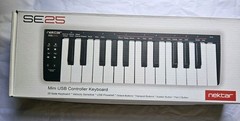 NEW Nektar SE25 MIDI Keyboard Controller USB Wired 25 Mini Keys Portable Black