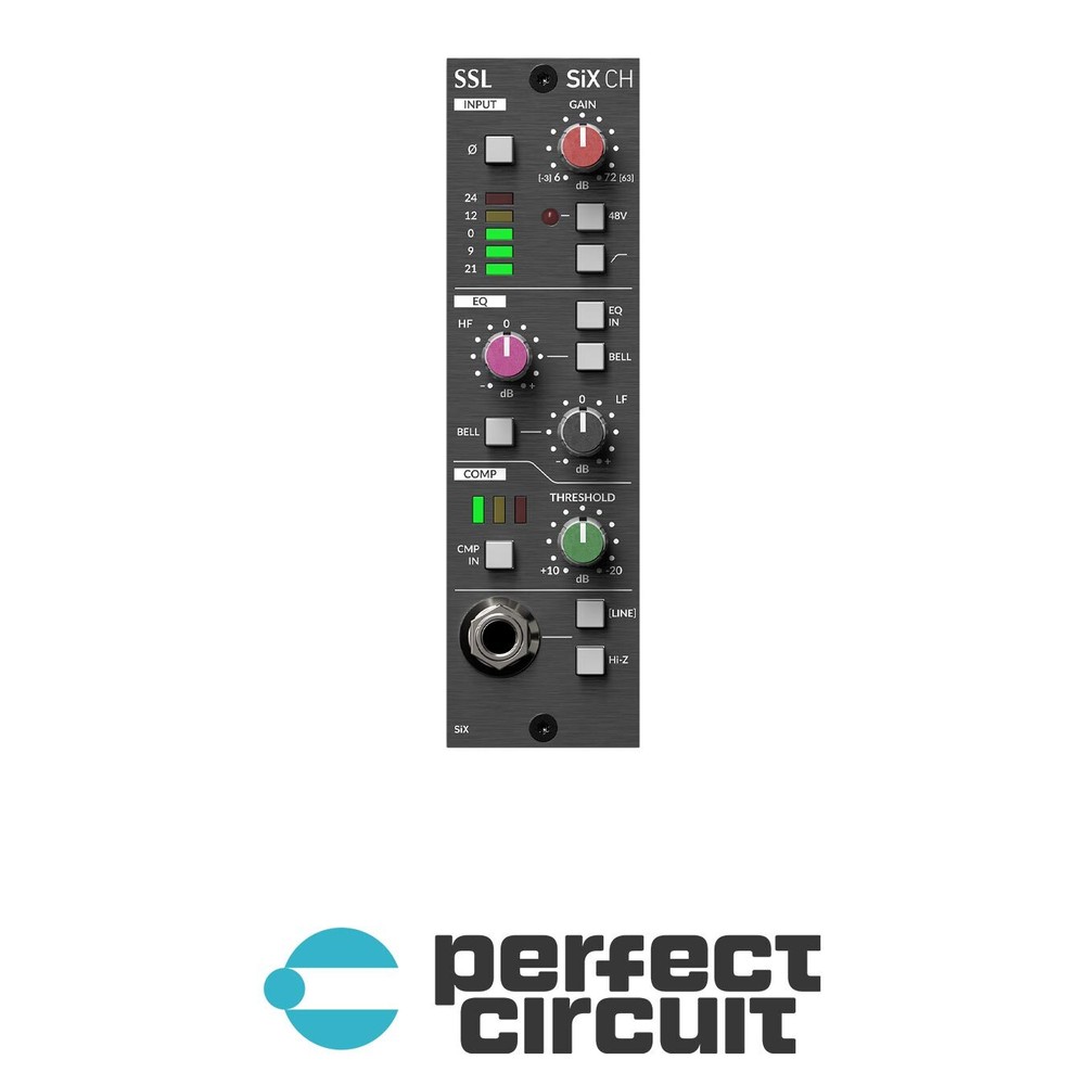 SSL SiX Channel Strip – 500 Series Module PRO AUDIO – NEW – PERFECT CIRCUIT