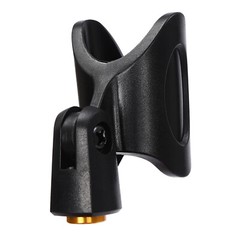 2PCS Universal 180° Microphone Clips Clamp Holder For Wired/Wireless Mic Stand