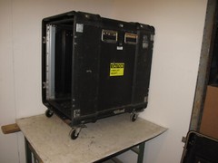 Rackmount 14U 19×24 Wheeled ECS Composite Shockmount Electronics Equip Case TSC