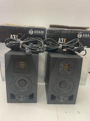 Pair Adam Professional Audio A3X Active Studio Monitors Speakers READ
