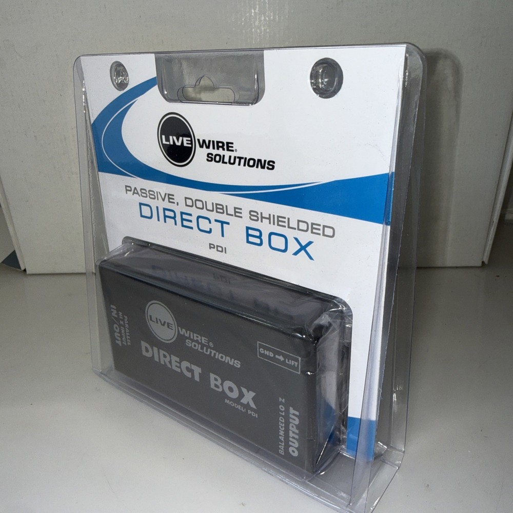 BRAND NEW LIVEWIRE PDI PASSIVE DOUBLE SHIELDED DIRECT BOX