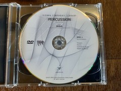 2003 Vienna Symphonic Library PERCUSSION PRO EDITION GIGA Format DVD Discs 1 & 2