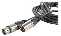 Pair of Rockville Adjustable Tripod Speaker/Light Stands+(2) 20 Foot XLR Cables