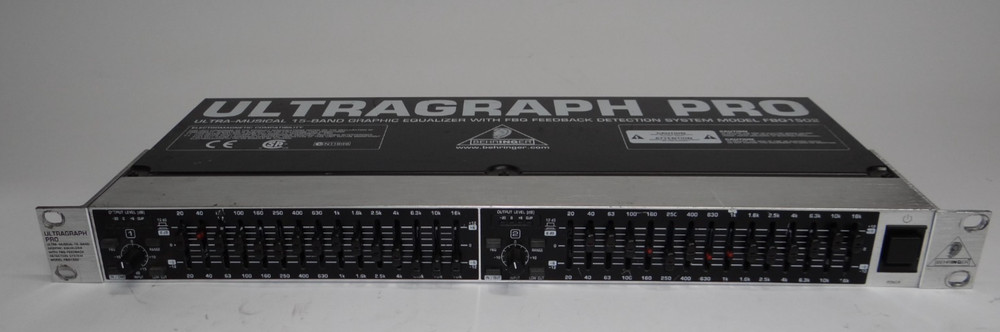 Behringer Ultragraph Pro 15 Band Equalizer – FBQ1502 – Tested Working