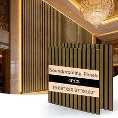50x50CM Acoustic Panels 4PCS/Box – 4 Oak Finishes Sound Absorbing