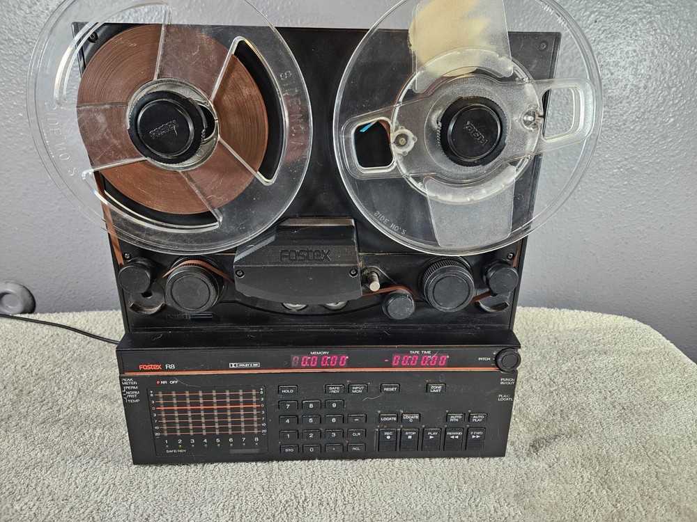 Fostex R8 Reel-To-Reel Recorder. 8-track, 15 IPS. Works And Sounds Great!