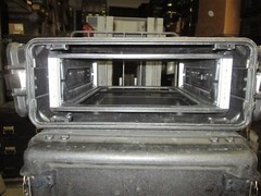 Rackmount 03U x24 ECS Legacy Composite Shock Mount Shockmount Case Black VGU