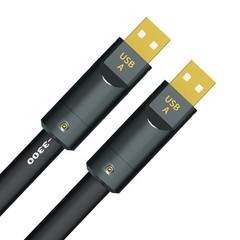 6N Single Crystal Coppered USB A to A Cable Minimized Signal Loss Distortions
