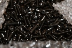 3lbs of Rack Screws; Black Anodized; Bulk Package ( 1 of 3)