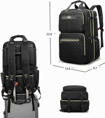 DJ Backpack for Club Gigs, DJ Mixer Case Compatible with Pioneer DJ DDJ-REV1,…