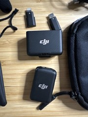 DJI Compact Digital Wireless Microphone System W/ RODE Lavaliere microphone.