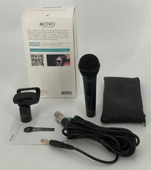 Movo HV-M5 Dynamic Cardioid Vocal Microphone for Stage, Singing and Recording