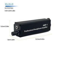 1Pc New Portable Headphone Amp Converter XLR to 3.5mm Audio Plug-and-Play