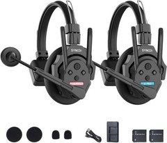 SYNCO XTalk XPro X2 X5 X9 2.4G Wireless Intercom System Headset Full-Duplex 500m