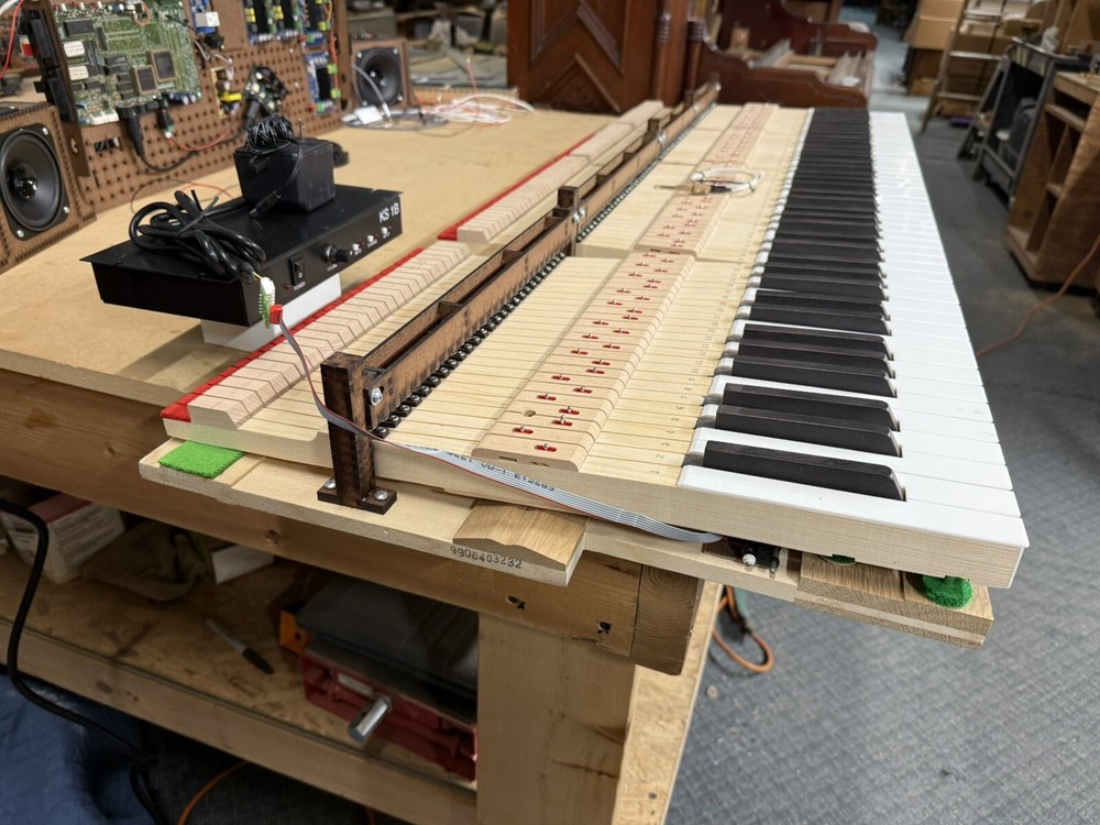 MIDI Controller with 88 note Wood Genuine Grand Piano Keys/Key Set/Keyframe
