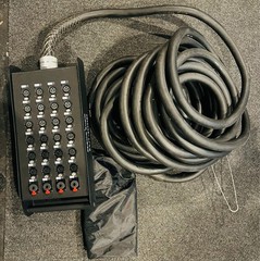 Seismic Audio Snake Cable Stage Box 24 Channel 50 foot unused