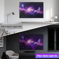 8 Pack Soundproof Foam Panels with Fiber Optic Starlight for Home & Office