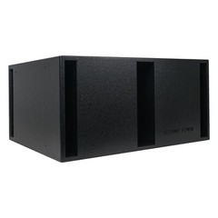Sound Town CARME Dual 12″ 1600W Passive PA Subwoofer with Folded Horn CARME-212S