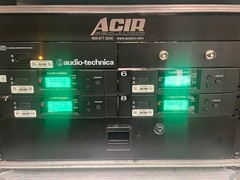 Audio Technica ATW-DA49 with (4) ATW-R3100b Wireless Receiver & (4) ATW T310bl