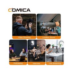 COMICA VM40 Wireless Shotgun Microphone,2.4G Super Cardioid Polar Pattern,48k…