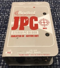 Radial JPC Stereo Active PC DI Box JENSEN Isolated Inputs TRS/RCA/Mini 48v ~ XLR