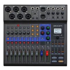 Zoom LiveTrak L-8 Portable 8-Channel Digital Mixer and Multitrack Recorder
