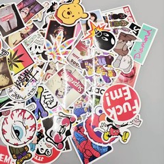 NEW 100PCS Skateboard Stickers Bomb Vinyl Laptop Luggage Decals Dope Sticker