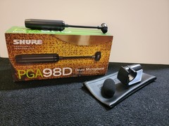 Shure PGA98D Cardioid Condenser Drum Microphone – Black
