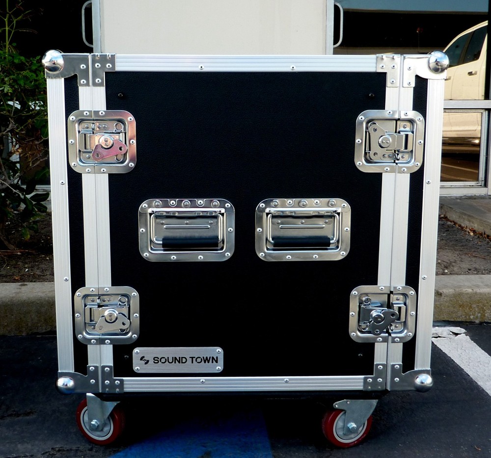 Sound Town 12U Rack ATA Road Case w/ Casters Excellent Condition