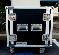 Sound Town 12U Rack ATA Road Case w/ Casters Excellent Condition