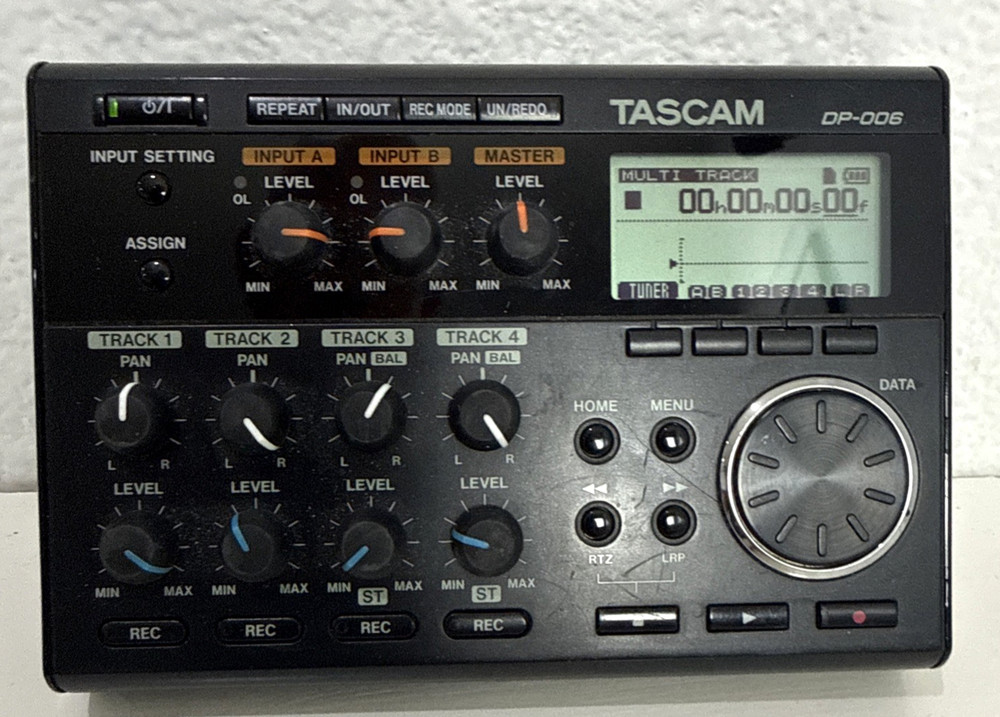 Tascam DP-006 Digital Pocket Studio 6Track Multitrack Recorder parts Only