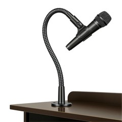 Microphone Stand – 13-INCH Heavy-Duty Flexible Gooseneck Desktop Mic Stands Hold