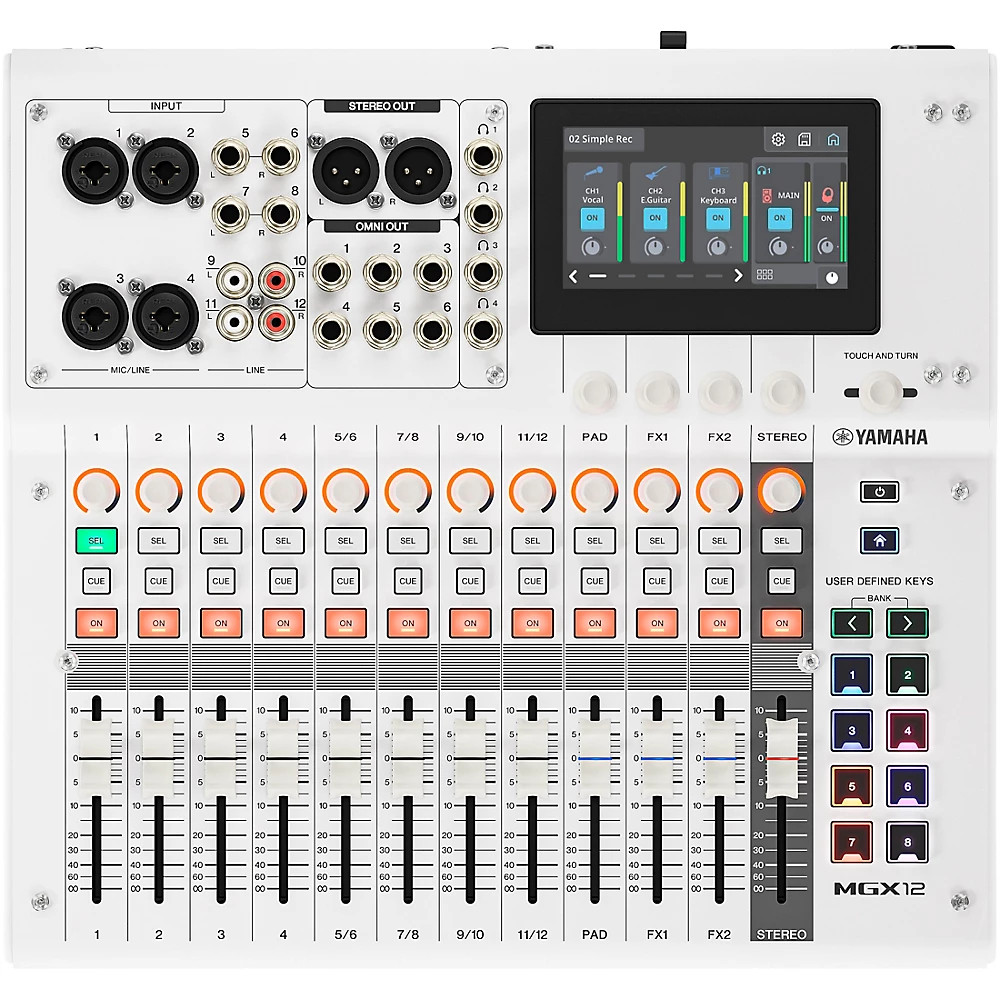 Yamaha MGX12 18Channel Digital Mixer White