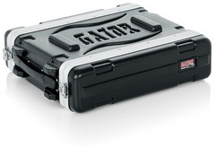 Gator Cases Lightweight Molded 2U Rack Case with Heavy Duty Latches 14.25″ Depth