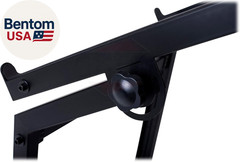 19U Rack Mount Rolling Stand (Studioz Prosteel Series) & Adjustable Mixer Platfo