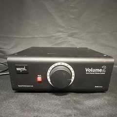 SPL Volume2 Dual-Channel Analog Volume Controller Tabletop XLR In/Out Black