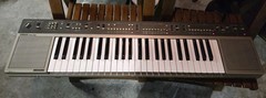 Vtg 1983 Yamaha PS-55 Synth Keyboard w/ Power Supply Works Great! RARE