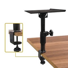 Sound Town 2-Pack Desktop Clamp-On Studio Monitor Speaker Stands (STSD-DCM-PAIR)