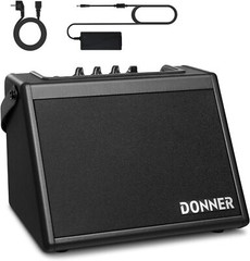 Donner DDA-20 20W 2 Channel Electronic Drum Amplifier Electric Guitar Piano Amp