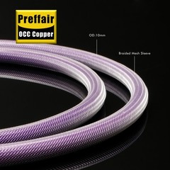 2PCS 8N OCC Pure Copper Balanced XLR Cable Carbon Fiber Plug Interconnect Cord