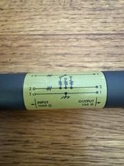 Shure A15AS Switchable In-Line Attenuator with 15, 20 or 25 dB of Selectable Mic