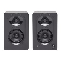 SAM30 3-Inch Powered Studio Monitors Pair Featuring Polypropylene Woofer and 3/4